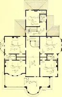 An illustration from Modern dwellings : a book of practical designs and plans for those who wish to build or beautify their homes (1901)