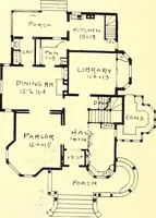 An illustration from Modern dwellings : a book of practical designs and plans for those who wish to build or beautify their homes (1901)