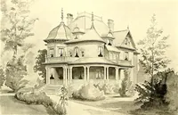 An illustration from Modern dwellings : a book of practical designs and plans for those who wish to build or beautify their homes (1901)