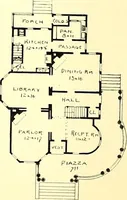 An illustration from Modern dwellings : a book of practical designs and plans for those who wish to build or beautify their homes (1901)