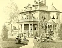 An illustration from Modern dwellings : a book of practical designs and plans for those who wish to build or beautify their homes (1901)