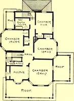 An illustration from Modern dwellings : a book of practical designs and plans for those who wish to build or beautify their homes (1901)