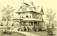 An illustration from Modern dwellings : a book of practical designs and plans for those who wish to build or beautify their homes (1901)