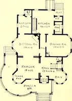 An illustration from Modern dwellings : a book of practical designs and plans for those who wish to build or beautify their homes (1901)