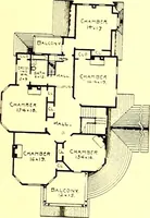 An illustration from Modern dwellings : a book of practical designs and plans for those who wish to build or beautify their homes (1901)
