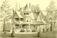 An illustration from Modern dwellings : a book of practical designs and plans for those who wish to build or beautify their homes (1901)