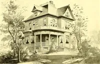 An illustration from Modern dwellings : a book of practical designs and plans for those who wish to build or beautify their homes (1901)