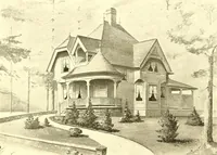 An illustration from Modern dwellings : a book of practical designs and plans for those who wish to build or beautify their homes (1901)
