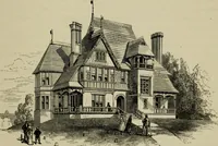 An illustration from Modern dwellings in town and country adapted to American wants and climate with a treatise on furniture and decoration (1878)