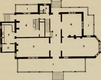 Picture 37 of 115 from Modern dwellings in town and country adapted to American wants and climate with a treatise on furniture and decoration (1878), leaf 103