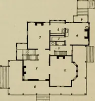 An illustration from Modern dwellings in town and country adapted to American wants and climate with a treatise on furniture and decoration (1878)