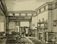 An illustration from Modern dwellings in town and country adapted to American wants and climate with a treatise on furniture and decoration (1878)