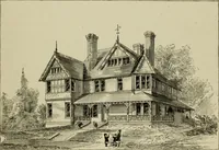 Picture 47 of 115 from Modern dwellings in town and country adapted to American wants and climate with a treatise on furniture and decoration (1878), leaf 120