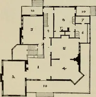 An illustration from Modern dwellings in town and country adapted to American wants and climate with a treatise on furniture and decoration (1878)