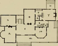 Picture 53 of 115 from Modern dwellings in town and country adapted to American wants and climate with a treatise on furniture and decoration (1878), leaf 130