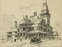 Picture 56 of 115 from Modern dwellings in town and country adapted to American wants and climate with a treatise on furniture and decoration (1878), leaf 135