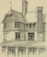 An illustration from Modern dwellings in town and country adapted to American wants and climate with a treatise on furniture and decoration (1878)