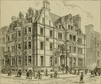 An illustration from Modern dwellings in town and country adapted to American wants and climate with a treatise on furniture and decoration (1878)