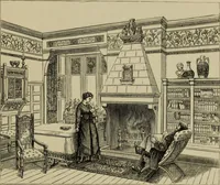 An illustration from Modern dwellings in town and country adapted to American wants and climate with a treatise on furniture and decoration (1878)