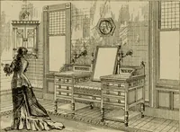 An illustration from Modern dwellings in town and country adapted to American wants and climate with a treatise on furniture and decoration (1878)