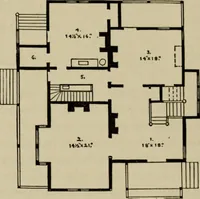 Picture 9 of 115 from Modern dwellings in town and country adapted to American wants and climate with a treatise on furniture and decoration (1878), leaf 46