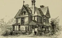 An illustration from Modern dwellings in town and country adapted to American wants and climate with a treatise on furniture and decoration (1878)