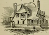 An illustration from Modern dwellings in town and country adapted to American wants and climate with a treatise on furniture and decoration (1878)
