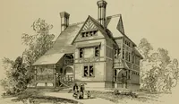Picture 27 of 115 from Modern dwellings in town and country adapted to American wants and climate with a treatise on furniture and decoration (1878), leaf 84