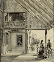 An illustration from Modern dwellings in town and country adapted to American wants and climate with a treatise on furniture and decoration (1878)
