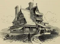 An illustration from Modern dwellings in town and country adapted to American wants and climate with a treatise on furniture and decoration (1878)