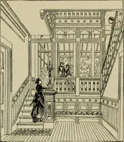 Picture 32 of 115 from Modern dwellings in town and country adapted to American wants and climate with a treatise on furniture and decoration (1878), leaf 92