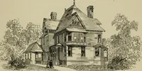 Picture 34 of 115 from Modern dwellings in town and country adapted to American wants and climate with a treatise on furniture and decoration (1878), leaf 96