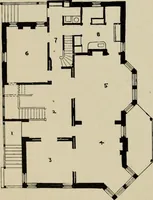 Picture 35 of 115 from Modern dwellings in town and country adapted to American wants and climate with a treatise on furniture and decoration (1878), leaf 97