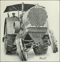 An illustration from The modern gas tractor, its construction, utility, operation and repair: a practical treatise defining every branch of up-to-date gas tractor engineering, driving and maintenance in a non-technical manner. Considers fully all types of power plants and their components, methods of drive and speed changing mechanisms. Describes design and construction as well as practical application of tractors in the field (1919)