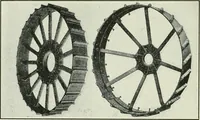 An illustration from The modern gas tractor, its construction, utility, operation and repair: a practical treatise defining every branch of up-to-date gas tractor engineering, driving and maintenance in a non-technical manner. Considers fully all types of power plants and their components, methods of drive and speed changing mechanisms. Describes design and construction as well as practical application of tractors in the field (1919)