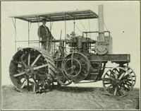 An illustration from The modern gas tractor, its construction, utility, operation and repair: a practical treatise defining every branch of up-to-date gas tractor engineering, driving and maintenance in a non-technical manner. Considers fully all types of power plants and their components, methods of drive and speed changing mechanisms. Describes design and construction as well as practical application of tractors in the field (1919)