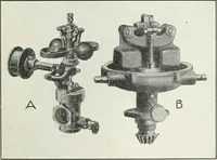 An illustration from The modern gas tractor, its construction, utility, operation and repair: a practical treatise defining every branch of up-to-date gas tractor engineering, driving and maintenance in a non-technical manner. Considers fully all types of power plants and their components, methods of drive and speed changing mechanisms. Describes design and construction as well as practical application of tractors in the field (1919)