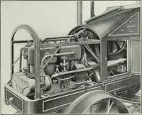 An illustration from The modern gas tractor, its construction, utility, operation and repair: a practical treatise defining every branch of up-to-date gas tractor engineering, driving and maintenance in a non-technical manner. Considers fully all types of power plants and their components, methods of drive and speed changing mechanisms. Describes design and construction as well as practical application of tractors in the field (1919)