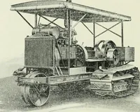 An illustration from The modern gas tractor, its construction, utility, operation and repair: a practical treatise defining every branch of up-to-date gas tractor engineering, driving and maintenance in a non-technical manner. Considers fully all types of power plants and their components, methods of drive and speed changing mechanisms. Describes design and construction as well as practical application of tractors in the field (1919)