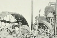 An illustration from The modern gas tractor, its construction, utility, operation and repair: a practical treatise defining every branch of up-to-date gas tractor engineering, driving and maintenance in a non-technical manner. Considers fully all types of power plants and their components, methods of drive and speed changing mechanisms. Describes design and construction as well as practical application of tractors in the field (1919)