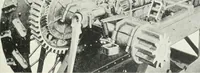 An illustration from The modern gas tractor, its construction, utility, operation and repair: a practical treatise defining every branch of up-to-date gas tractor engineering, driving and maintenance in a non-technical manner. Considers fully all types of power plants and their components, methods of drive and speed changing mechanisms. Describes design and construction as well as practical application of tractors in the field (1919)