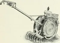 An illustration from The modern gas tractor, its construction, utility, operation and repair: a practical treatise defining every branch of up-to-date gas tractor engineering, driving and maintenance in a non-technical manner. Considers fully all types of power plants and their components, methods of drive and speed changing mechanisms. Describes design and construction as well as practical application of tractors in the field (1919)