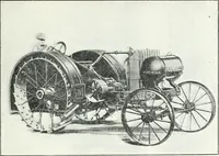 An illustration from The modern gas tractor, its construction, utility, operation and repair: a practical treatise defining every branch of up-to-date gas tractor engineering, driving and maintenance in a non-technical manner. Considers fully all types of power plants and their components, methods of drive and speed changing mechanisms. Describes design and construction as well as practical application of tractors in the field (1919)