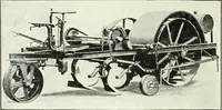 An illustration from The modern gas tractor, its construction, utility, operation and repair: a practical treatise defining every branch of up-to-date gas tractor engineering, driving and maintenance in a non-technical manner. Considers fully all types of power plants and their components, methods of drive and speed changing mechanisms. Describes design and construction as well as practical application of tractors in the field (1919)