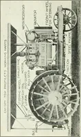 An illustration from The modern gas tractor, its construction, utility, operation and repair: a practical treatise defining every branch of up-to-date gas tractor engineering, driving and maintenance in a non-technical manner. Considers fully all types of power plants and their components, methods of drive and speed changing mechanisms. Describes design and construction as well as practical application of tractors in the field (1919)