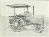 An illustration from The modern gas tractor, its construction, utility, operation and repair: a practical treatise defining every branch of up-to-date gas tractor engineering, driving and maintenance in a non-technical manner. Considers fully all types of power plants and their components, methods of drive and speed changing mechanisms. Describes design and construction as well as practical application of tractors in the field (1919)