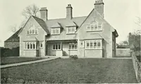 An illustration from The modern home; a book of British domestic architecture for moderate incomes; a companion volume to "The British home of to-day"; (1906)