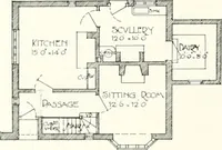 An illustration from The modern home; a book of British domestic architecture for moderate incomes; a companion volume to "The British home of to-day"; (1906)