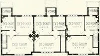 An illustration from The modern home; a book of British domestic architecture for moderate incomes; a companion volume to "The British home of to-day"; (1906)
