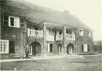 An illustration from The modern home; a book of British domestic architecture for moderate incomes; a companion volume to "The British home of to-day"; (1906)